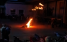 Mopo räjähti Kuopiossa